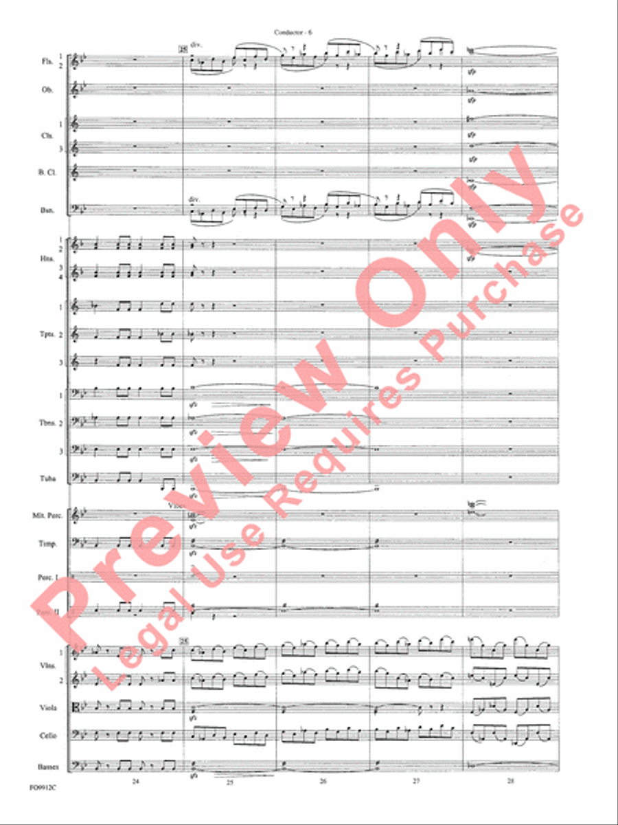 Selections from Star Wars: Episode I The Phantom Menace Full Orchestra scores gallery preview page 8