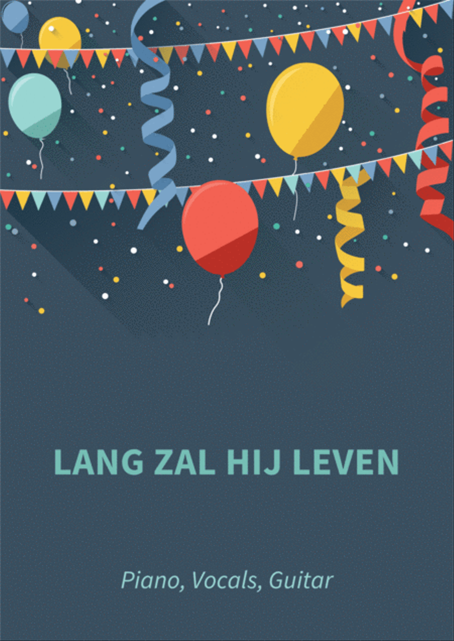 Lang zal hij leven Lang zal hij leven Piano, Vocal, Guitar scores gallery preview page 1