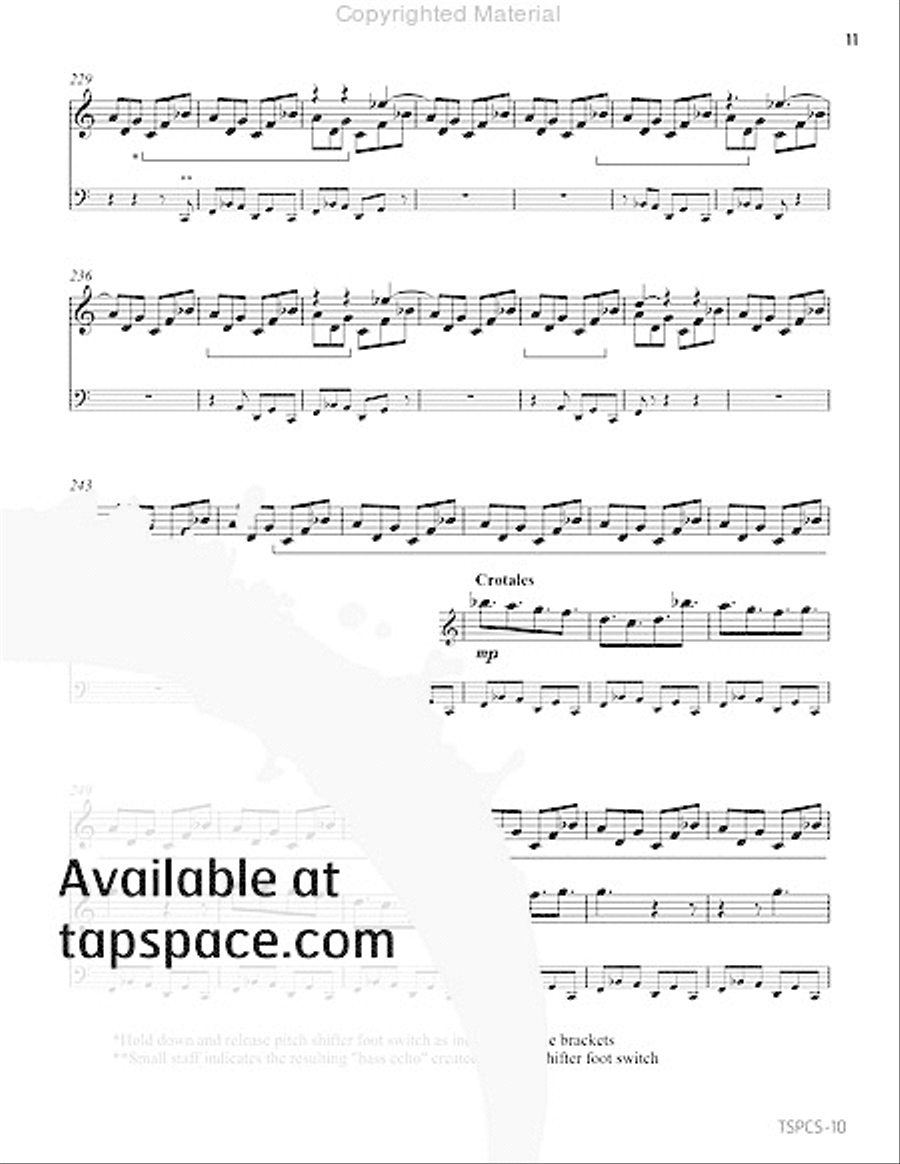 Mare Tranquillitatis Percussion scores gallery preview page 16