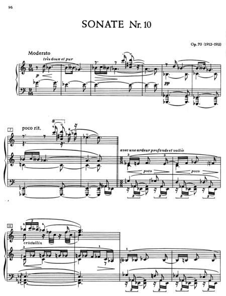 Piano Sonata No. 10 - Alexander Scriabin
