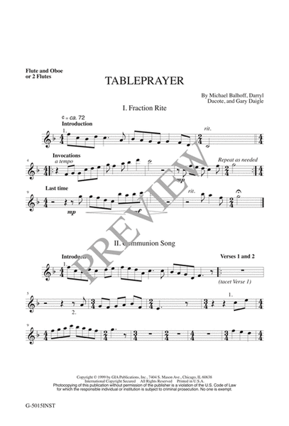 Tableprayer - Instrument edition