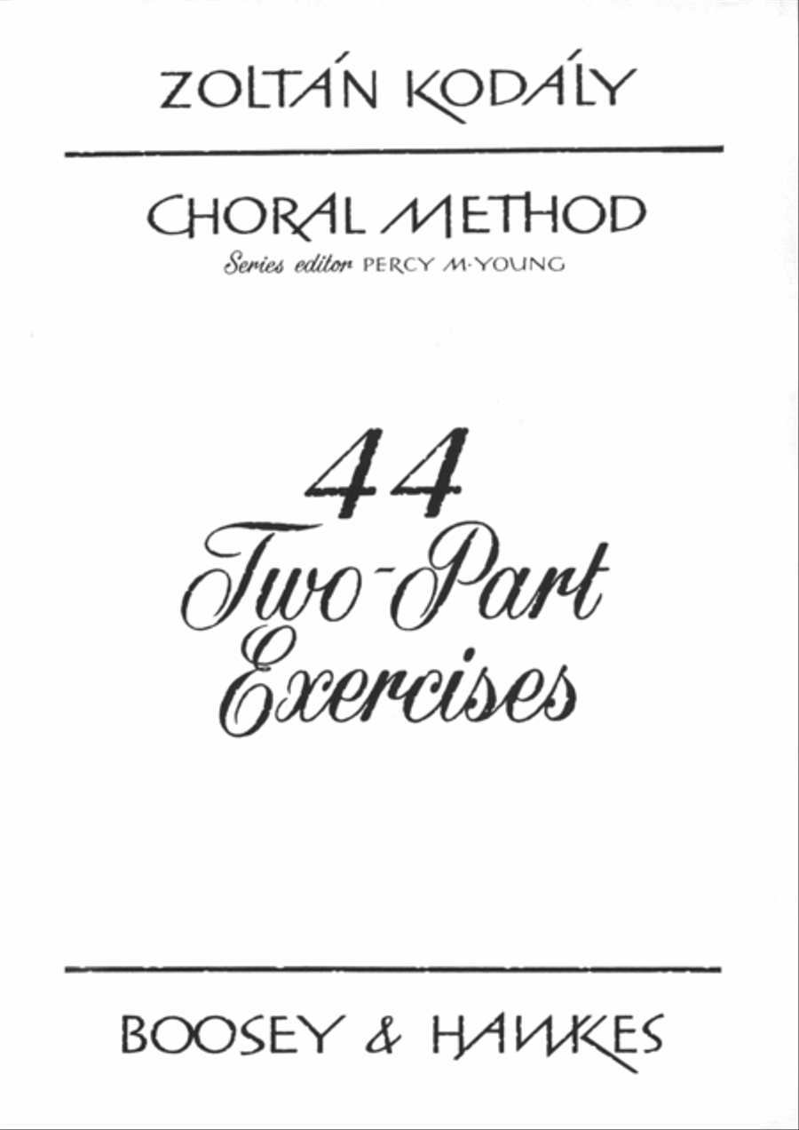 44 Two-Part Exercises 2-Part scores gallery preview page 1