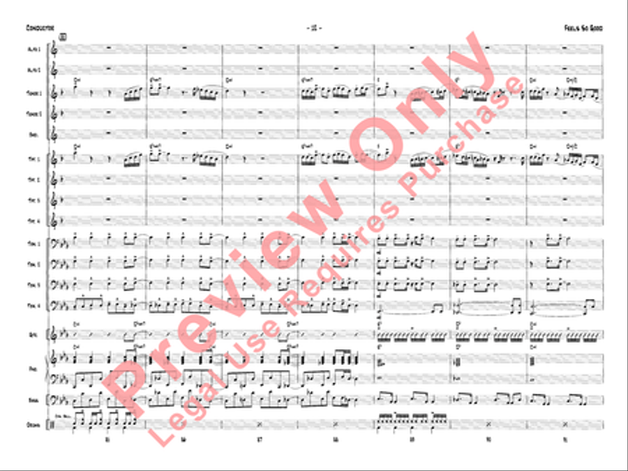 Feels So Good Jazz Ensemble scores gallery preview page 15
