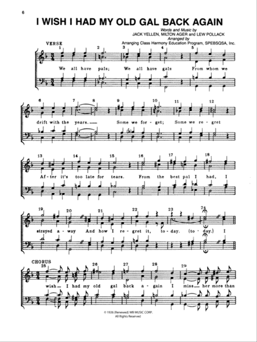 Best of Barber Shop A Cappella scores gallery preview page 4