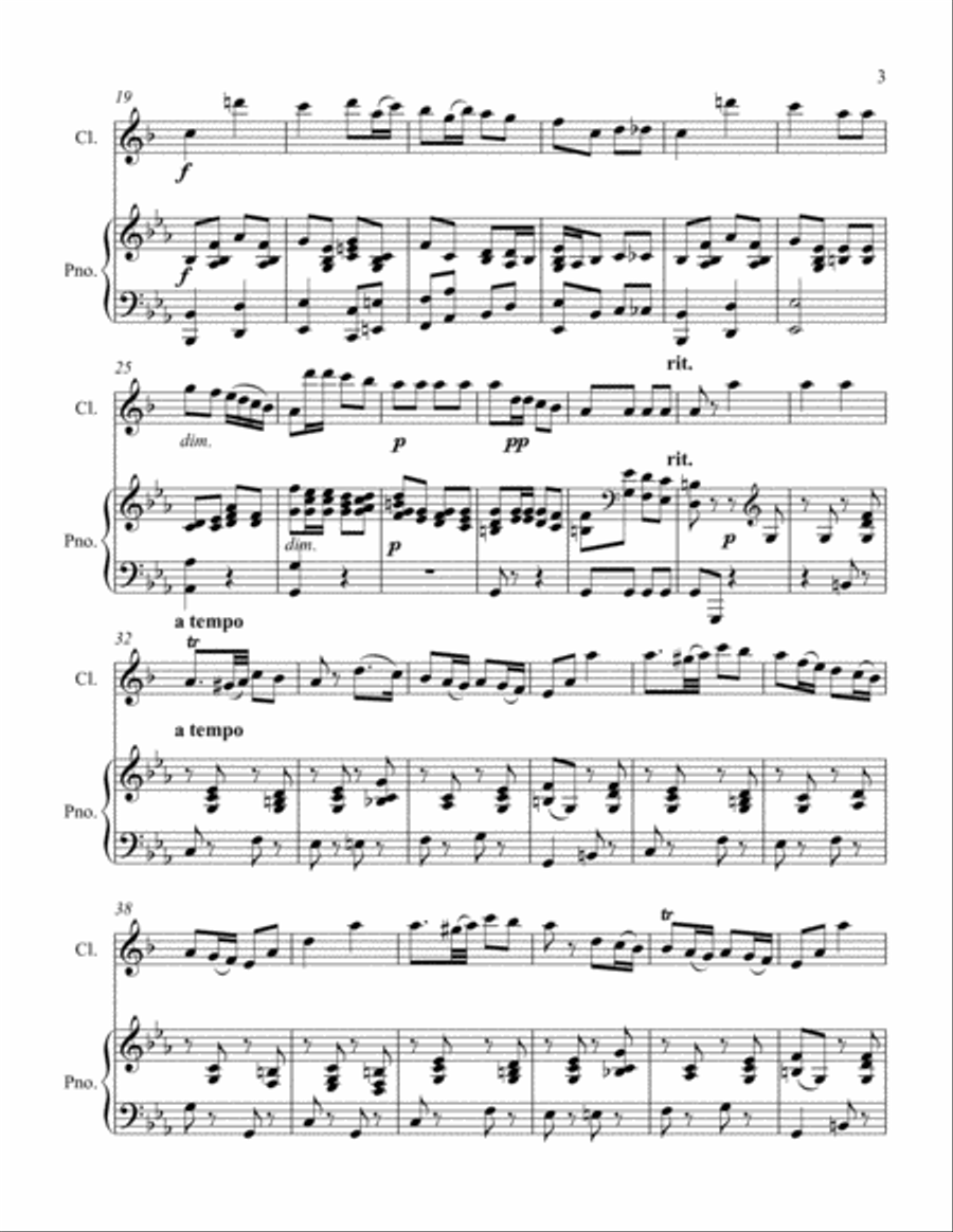 Helen Polka Clarinet Solo scores gallery preview page 3