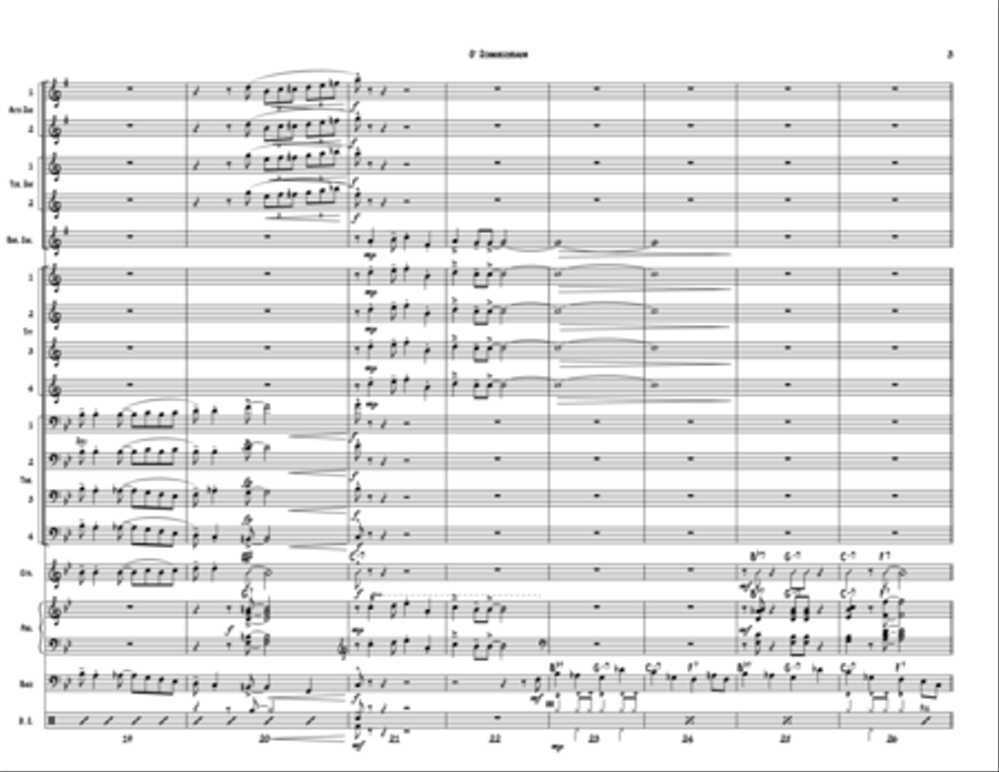 O' Schwingenbaum O' Schwingenbaum Jazz Ensemble scores gallery preview page 4
