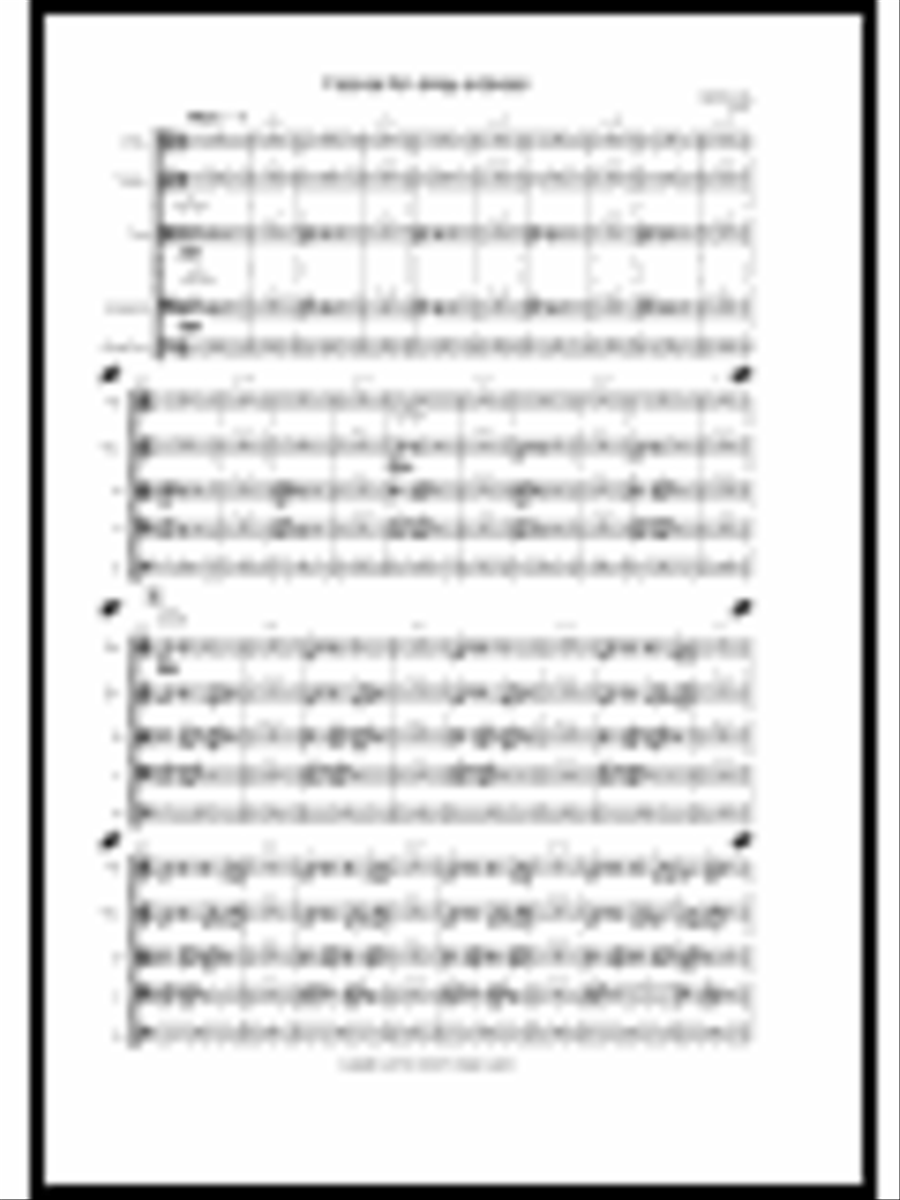 McCabe: Caravan String Quartet (Score) String Quartet scores gallery preview page 1