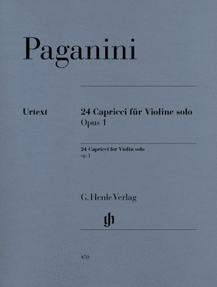Book cover for 24 Capricci Op. 1