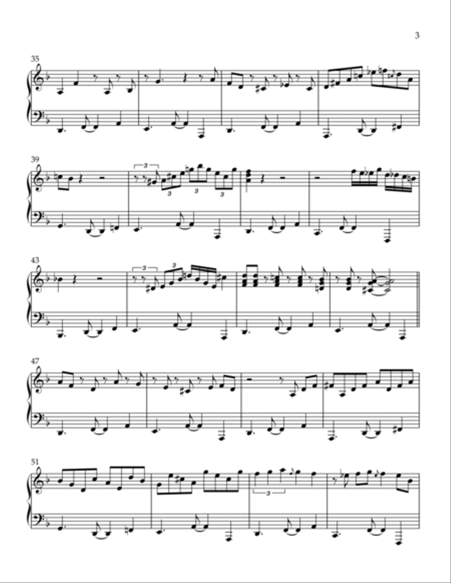 Mambo Influenciado Piano Solo scores gallery preview page 3