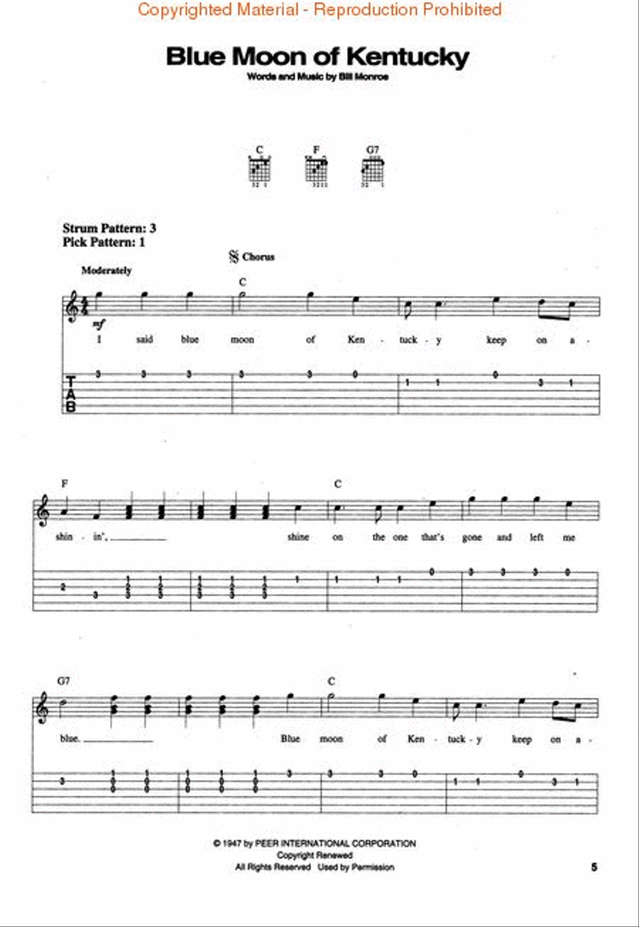 The Best of Patsy Cline Electric Guitar scores gallery preview page 2