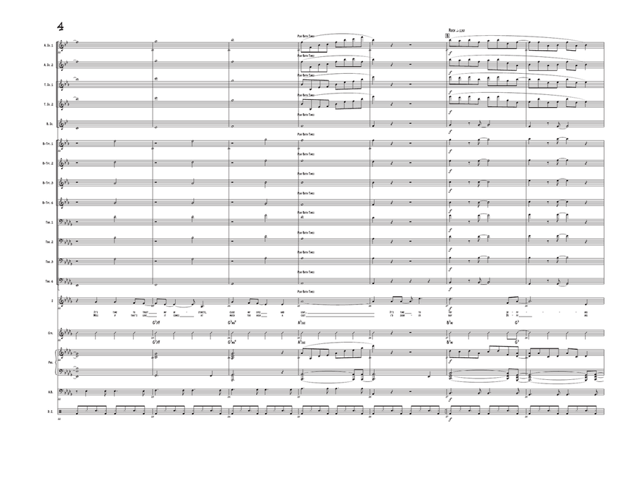 Defying Gravity Jazz Ensemble scores gallery preview page 6