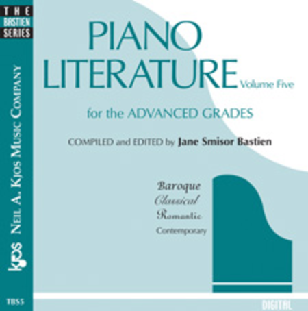 Piano Literature, Volume 5 - CD