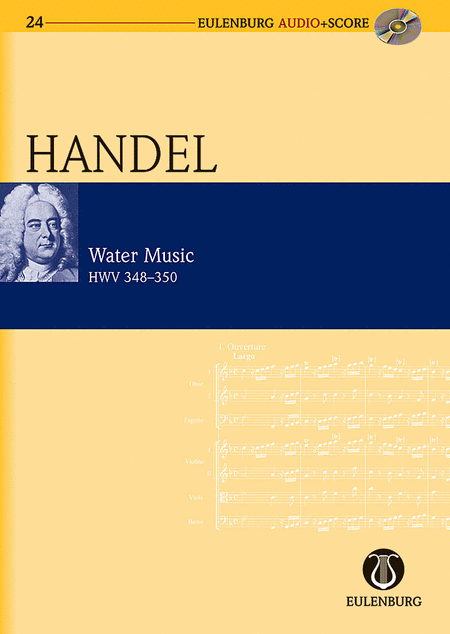 Handel: Water Music Hwv 348-350 Study Score/cd