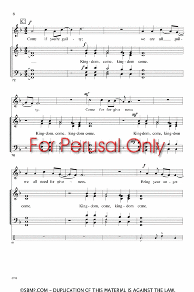 Freedom Come - SATB Octavo image number null