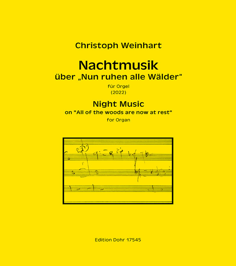 Nachtmusik über "Nun ruhen alle Wälder" für Orgel (2022)
