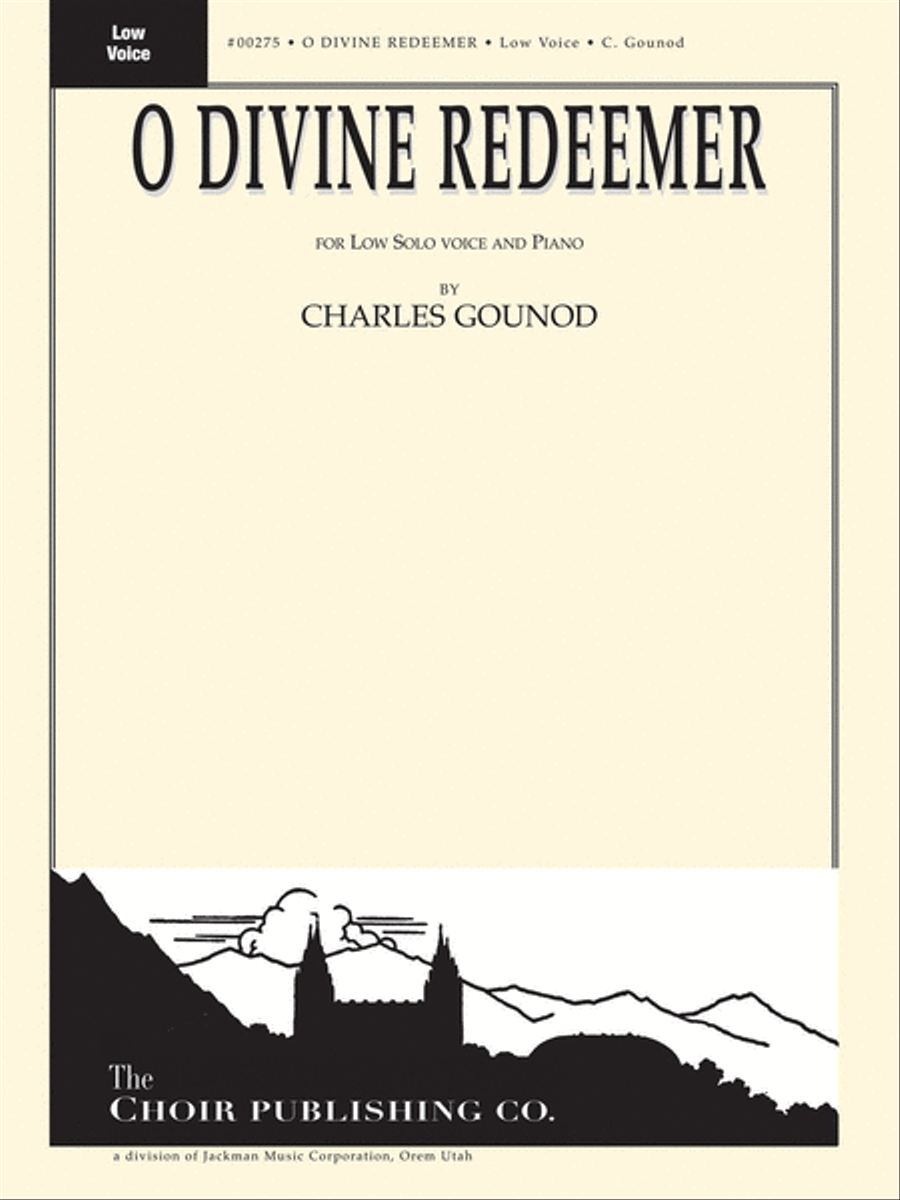O Divine Redeemer - Vocal Solo Low Voice Solo scores gallery preview page 1
