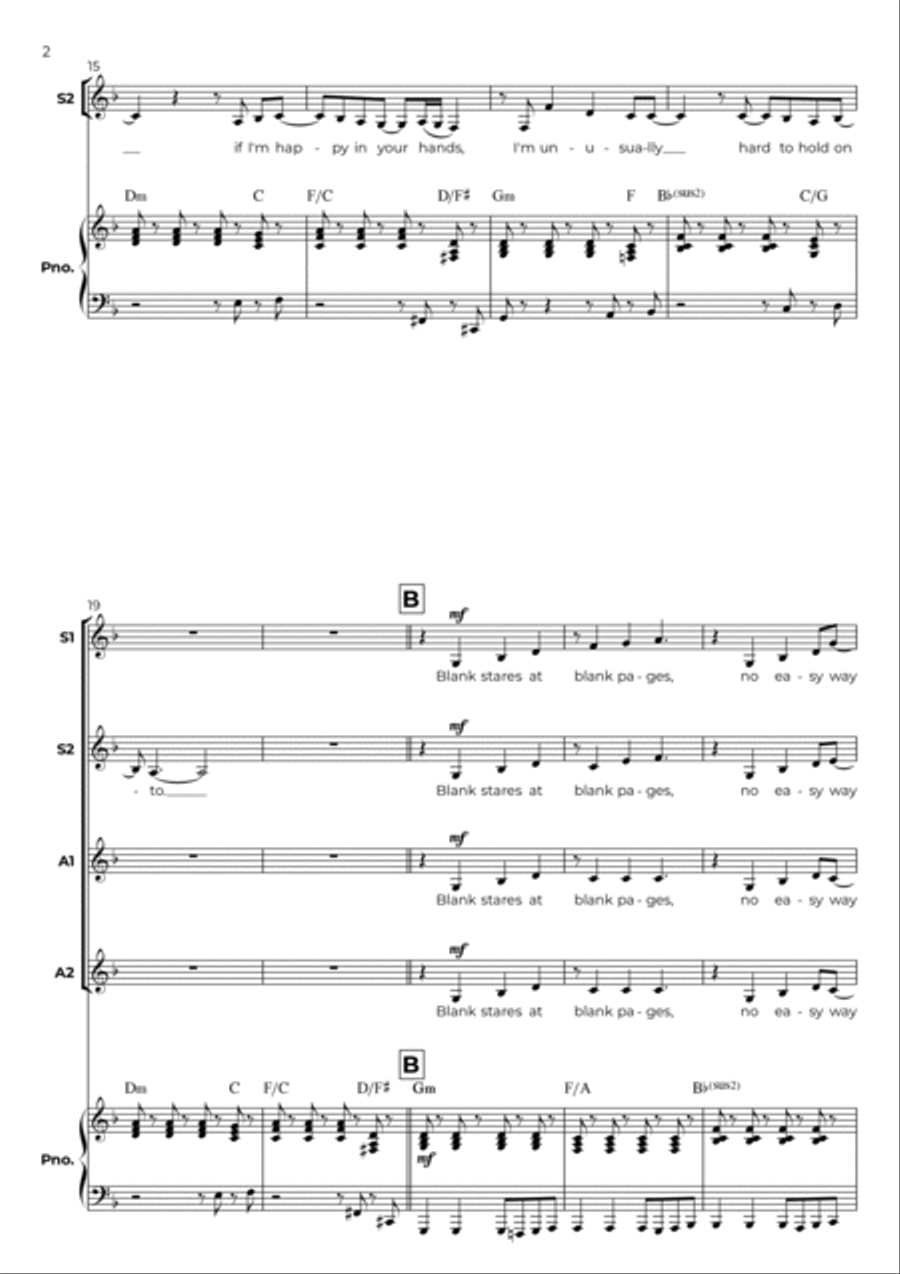 Love Song SSAA scores gallery preview page 2