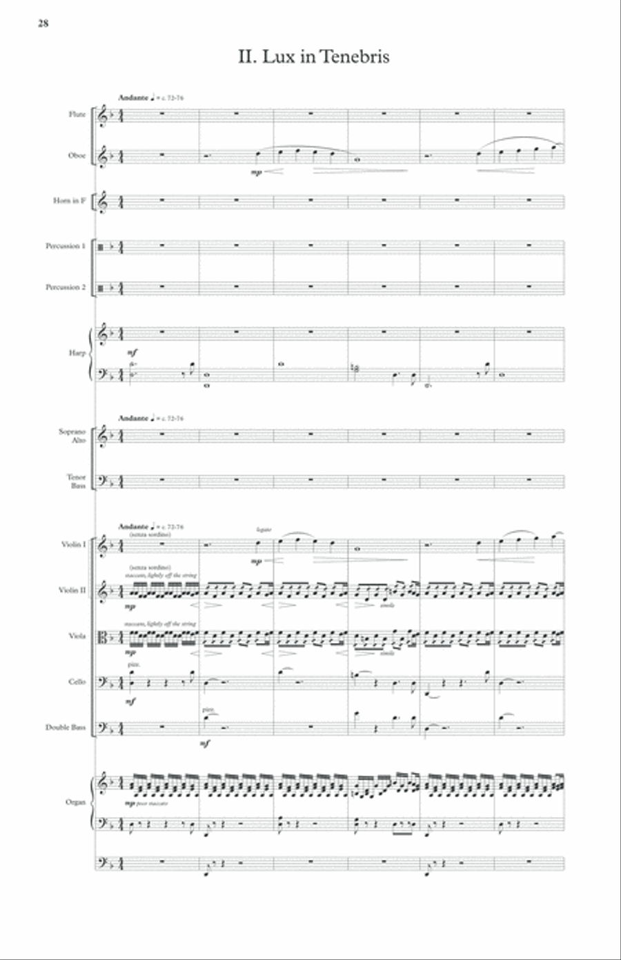 LUX Full Score (Small Orchestra Version) Chamber Orchestra scores gallery preview page 8