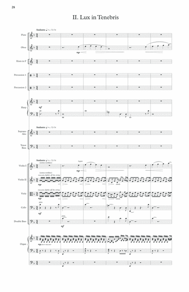 Lux - Small Orch Score