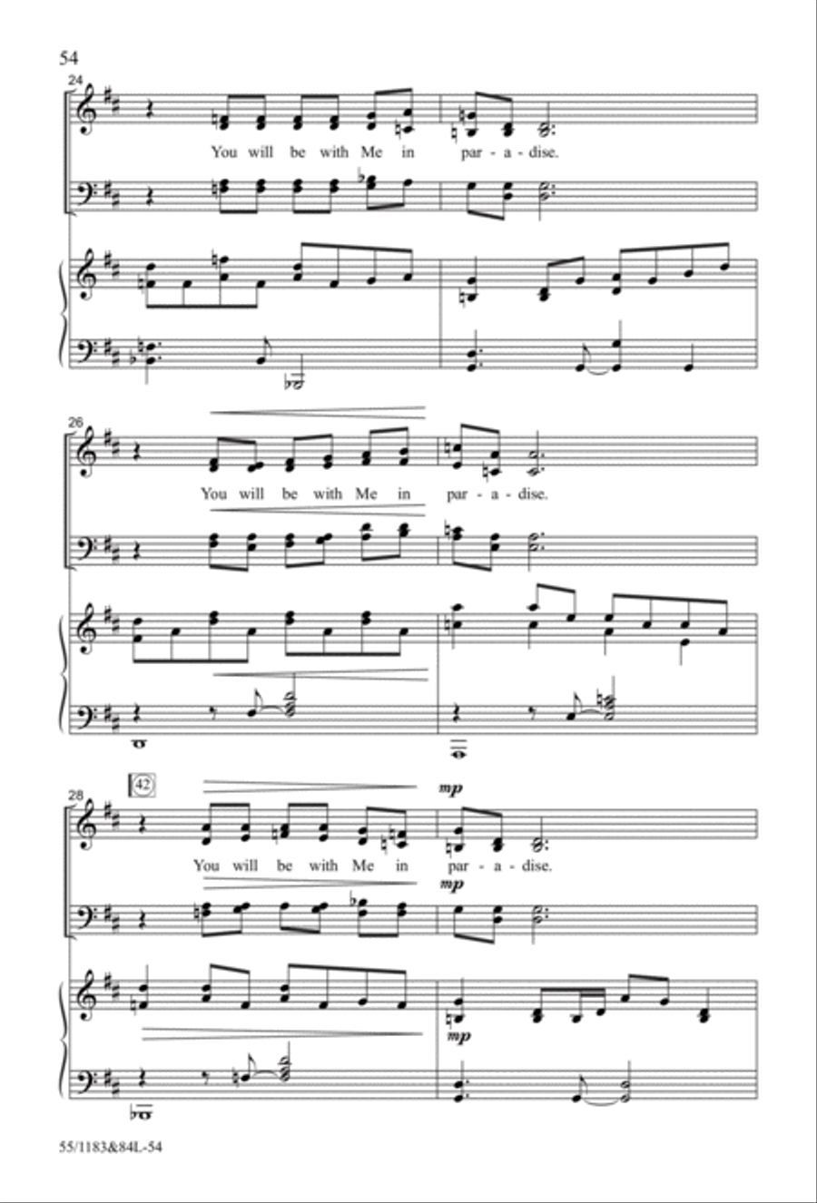 Come to the Cross and Remember 4-Part scores gallery preview page 37
