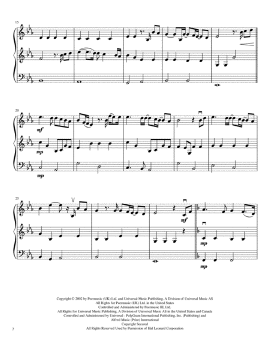 You Raise Me Up You Raise Me Up String Trio scores gallery preview page 3