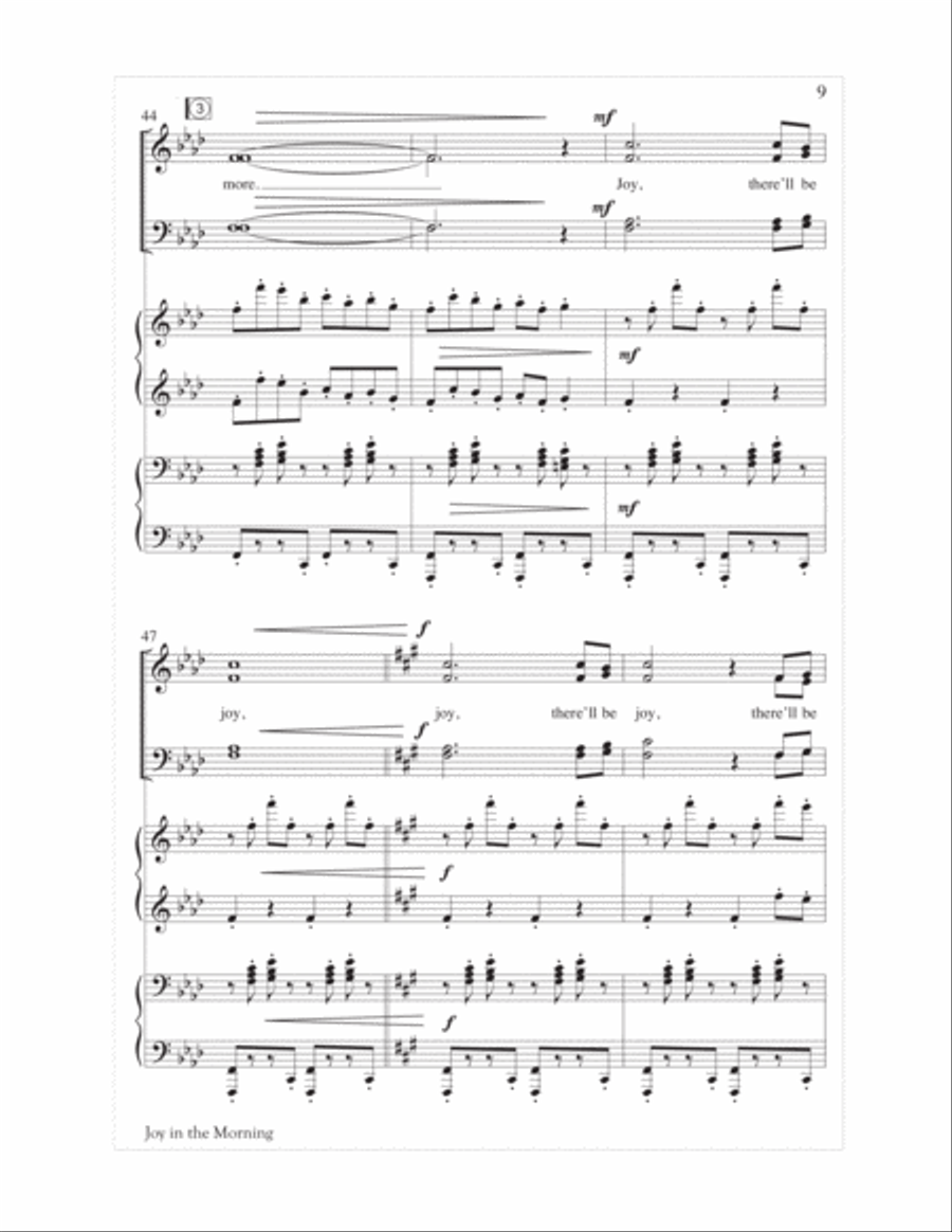 Joy in the Morning Joy in the Morning 4-Part scores gallery preview page 9