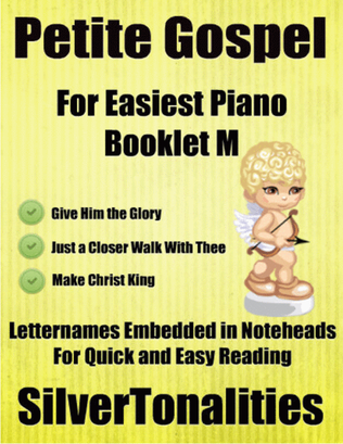 Book cover for Petite Gospel for Easiest Piano Booklet M