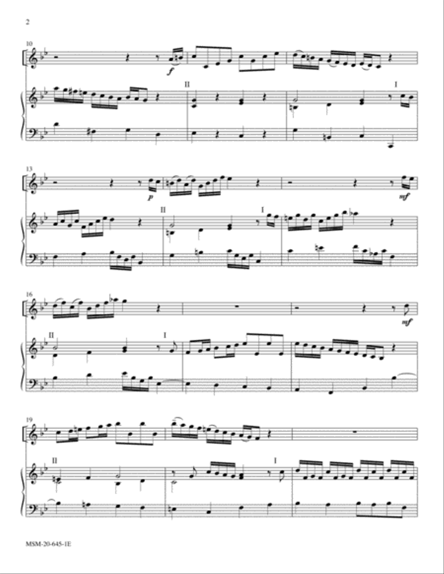 Cornet Voluntary Clarinet scores gallery preview page 2