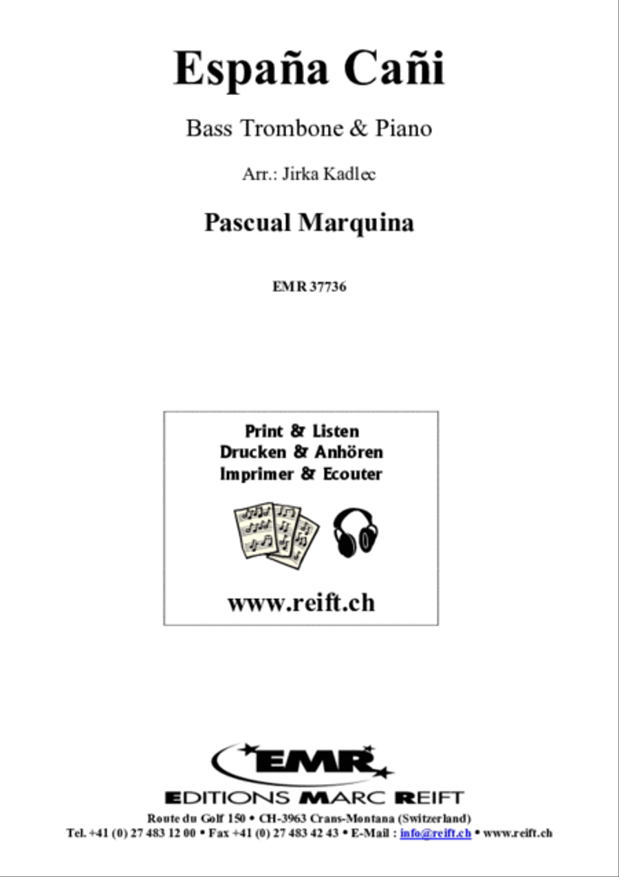 Espana Cani Bass Trombone scores gallery preview page 2