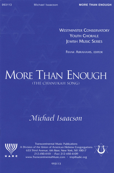 More Than Enough (The Chanukah Song)