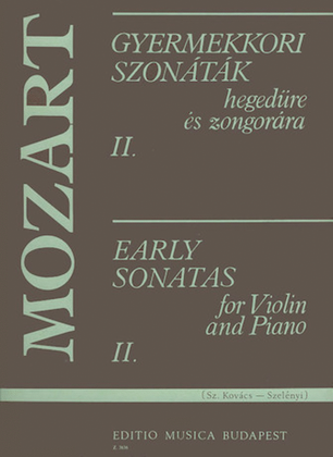 Early Sonatas V2-vln/pno