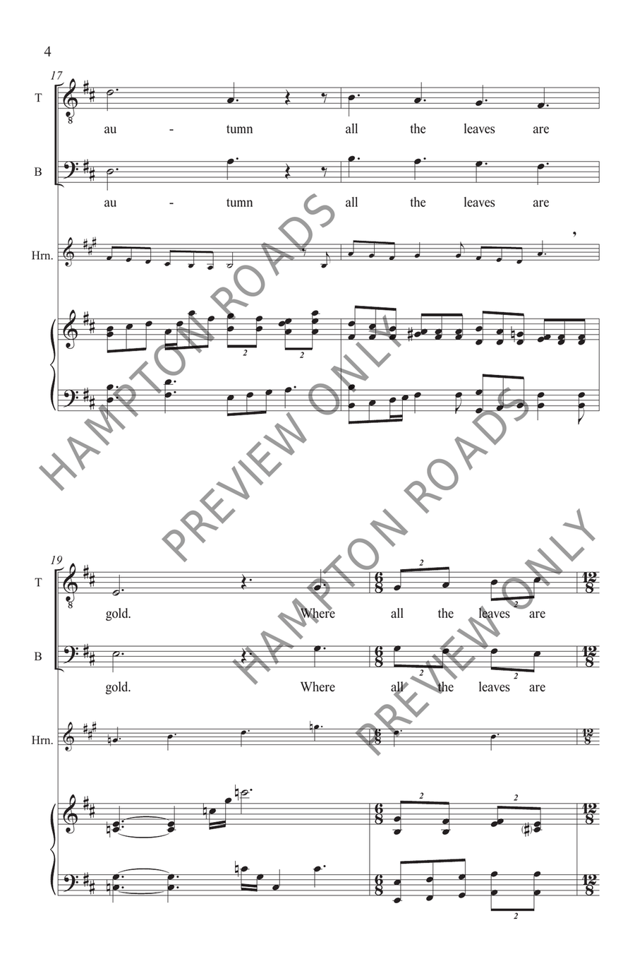 Leaves of Gold (TB) Leaves of Gold (TB) TB scores gallery preview page 5