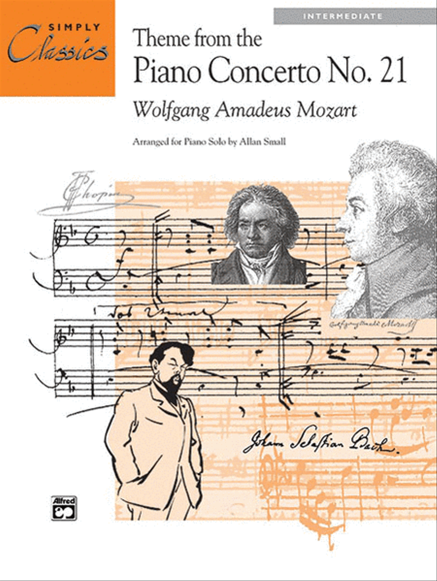 Theme from Piano Concerto No. 21 Small Ensemble scores gallery preview page 1
