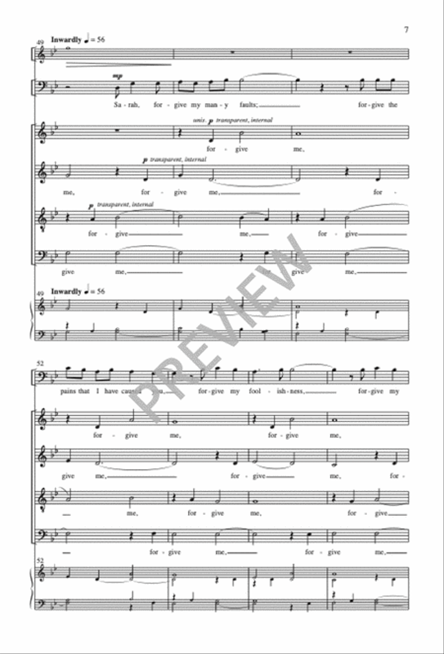 The Last Letter Divisi scores gallery preview page 8