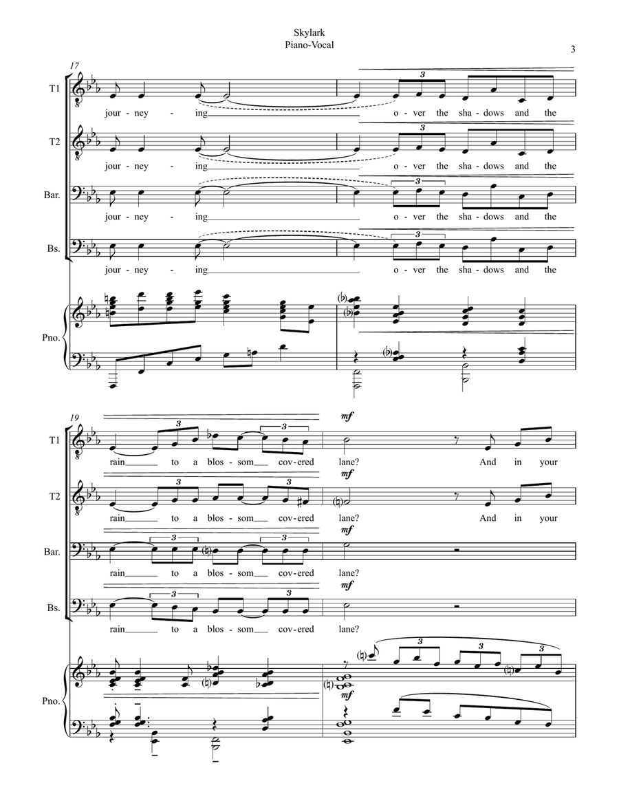 Skylark Skylark TTBB scores gallery preview page 3
