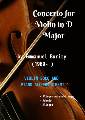 Concerto for Violin in D Major by Emmanuel Burity (1969- )