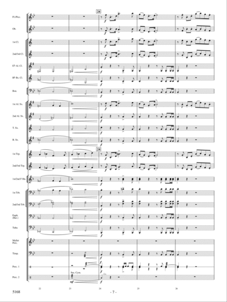 Brule River Celebration Concert Band scores gallery preview page 6