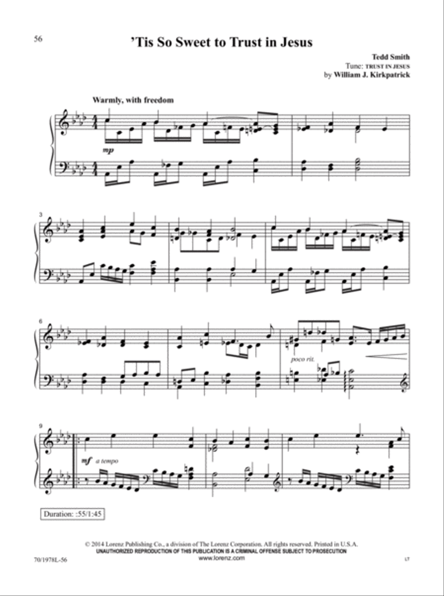 The Church Pianist's Library, Vol. 18 Piano Solo scores gallery preview page 20