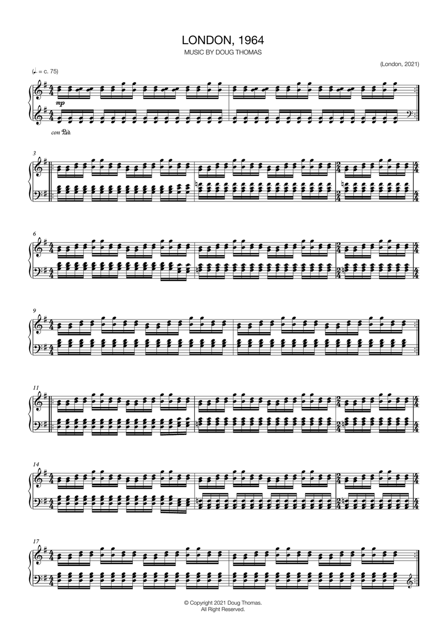 London, 1964 London, 1964 Piano Solo scores gallery preview page 2