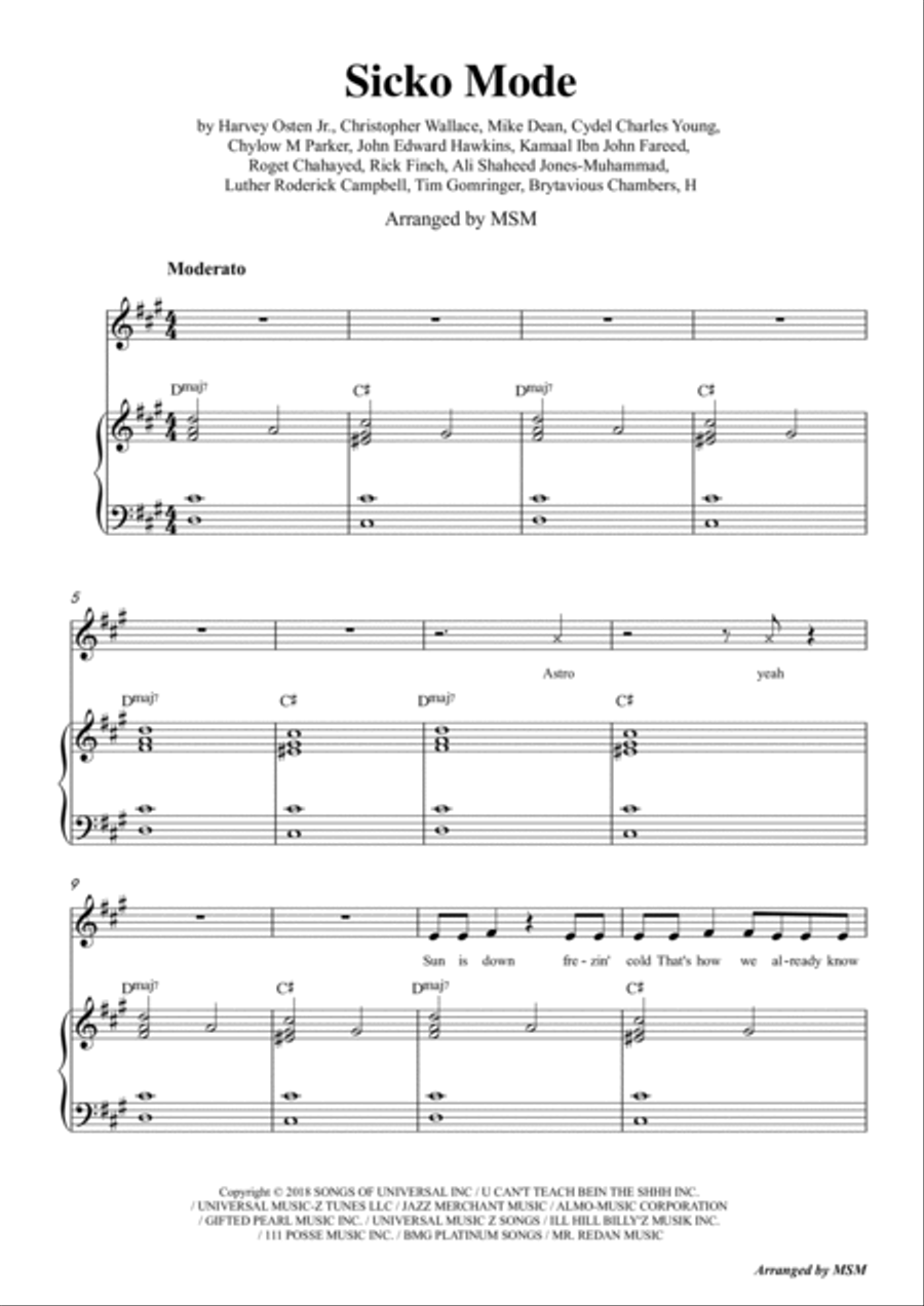 Travis Scott Voice scores gallery preview page 3
