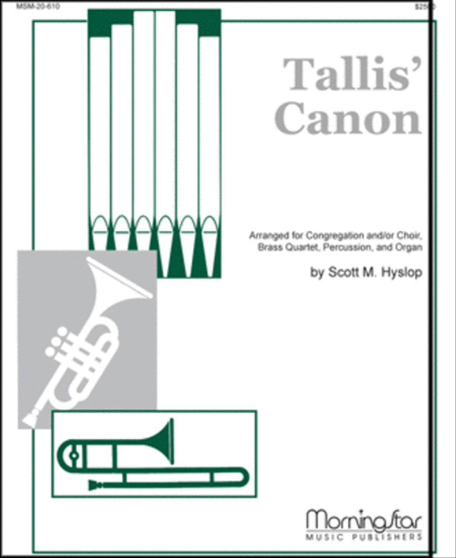Tallis Canon: A Festive Hymn Setting Unison Choir scores gallery preview page 1