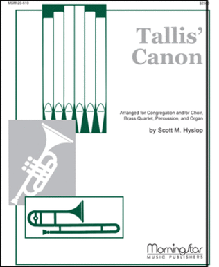 Book cover for Tallis Canon: A Festive Hymn Setting