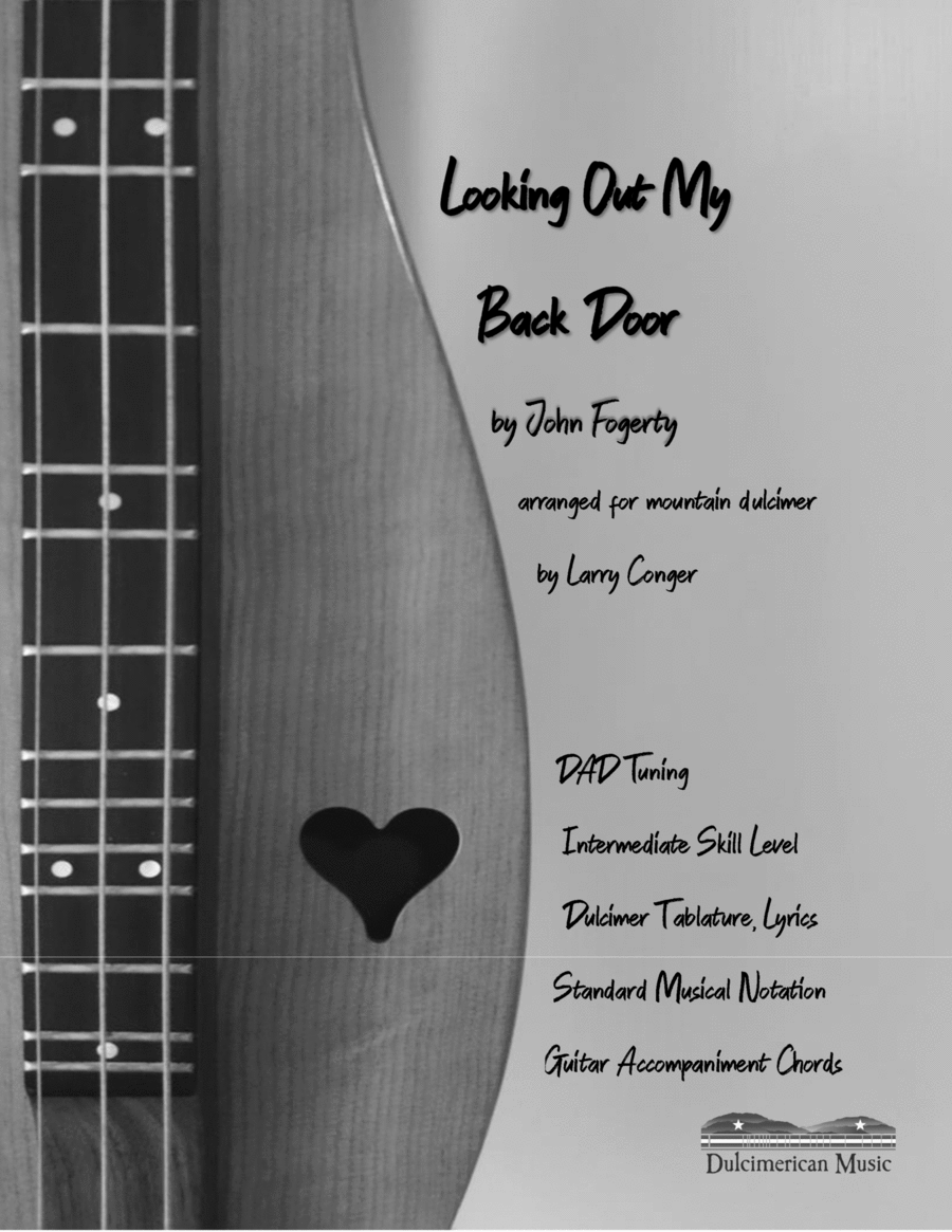 Lookin' Out My Back Door Lookin' Out My Back Door Dulcimer scores gallery preview page 1
