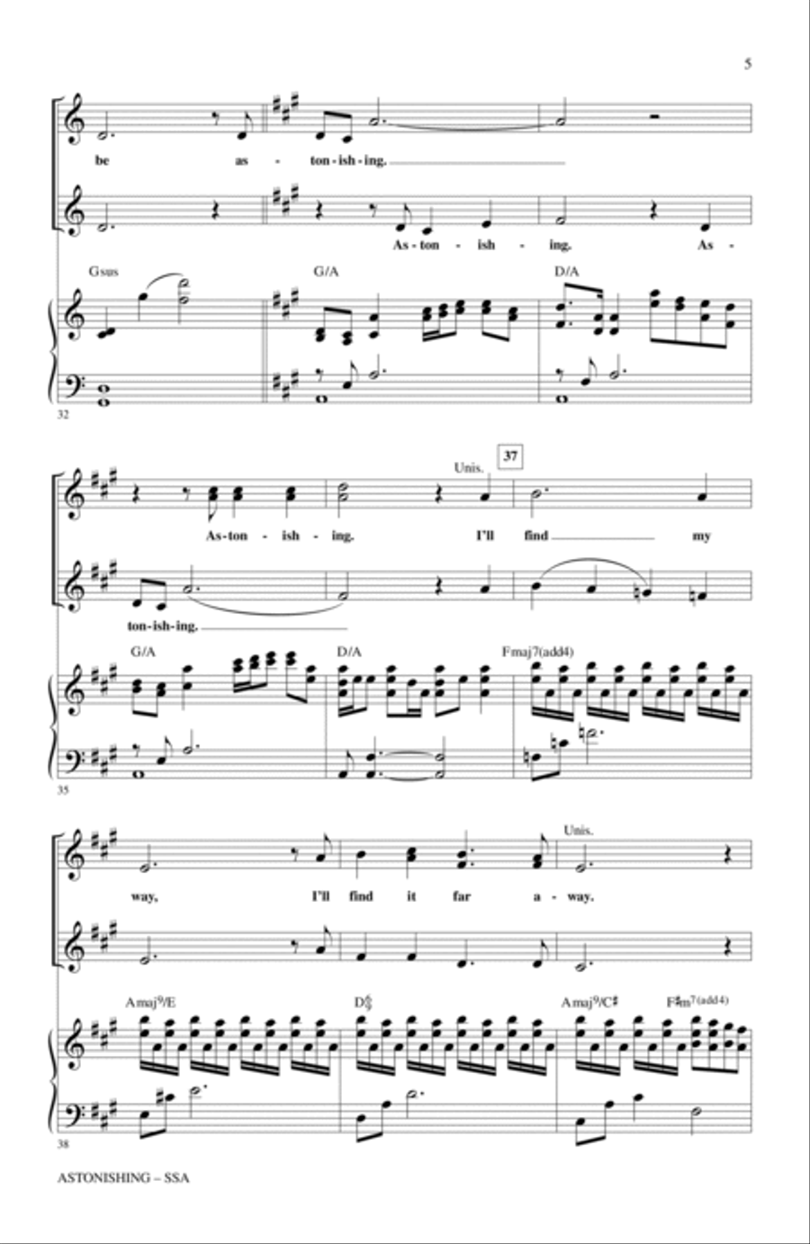 Astonishing Astonishing SSA scores gallery preview page 4
