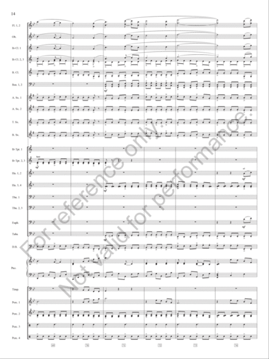 How Sweet The Sound How Sweet The Sound Concert Band scores gallery preview page 15