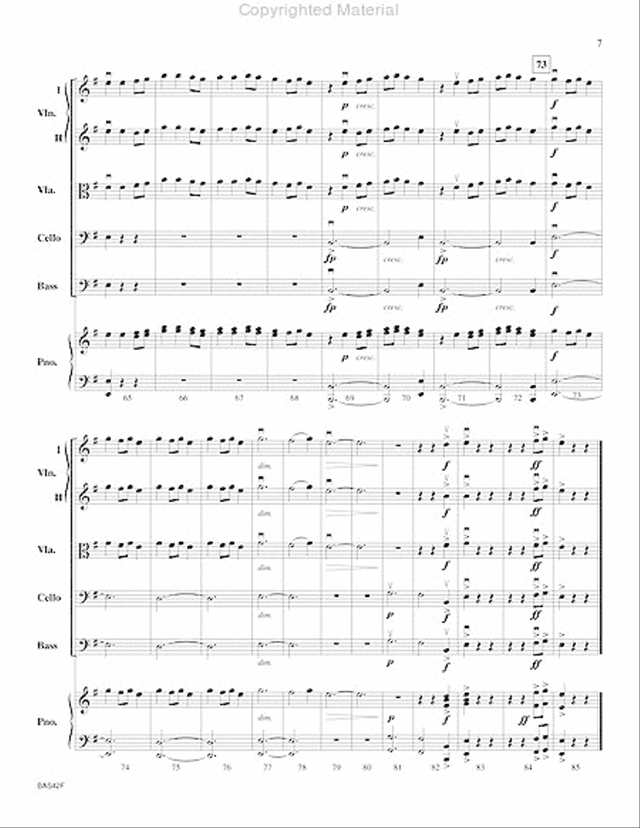 Carol of the Bells String Orchestra scores gallery preview page 8