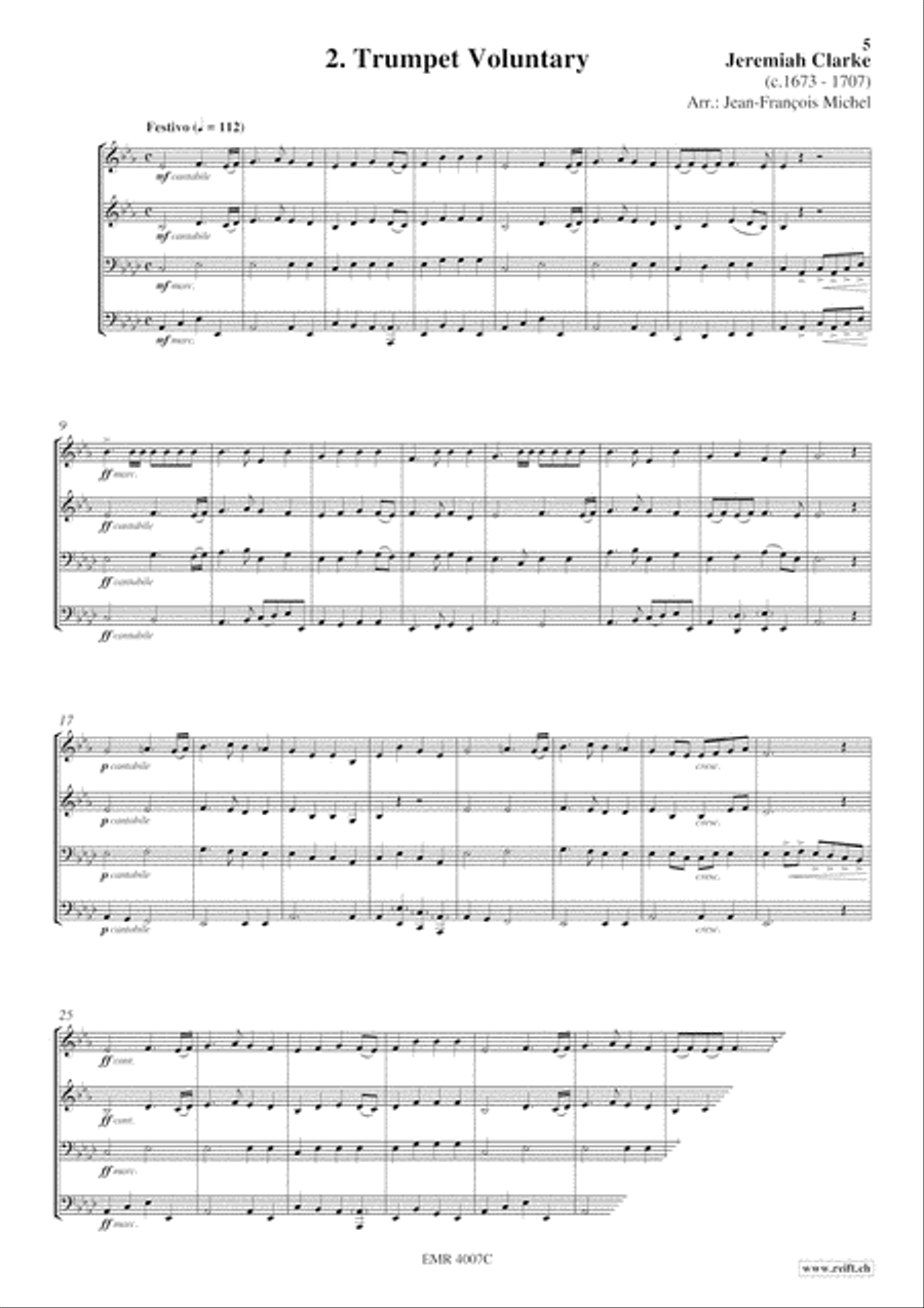 Quartet Album Brass Ensemble scores gallery preview page 4