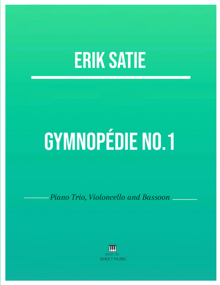 Erik Satie - Gymnopedie No 1(Trio Piano, Cello and Bassoon) with chords image number null