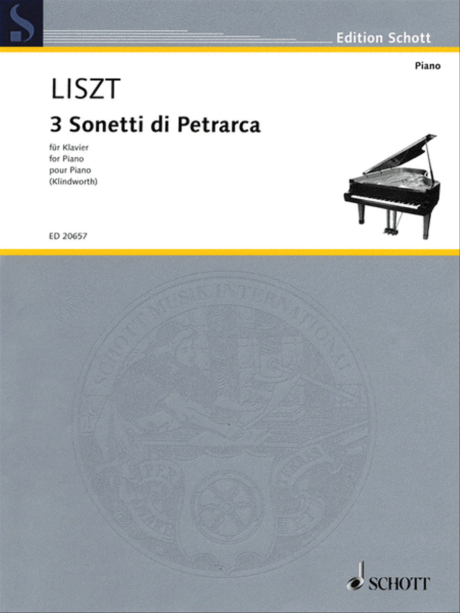 Three Sonetti di Petrarca Piano Solo scores gallery preview page 1