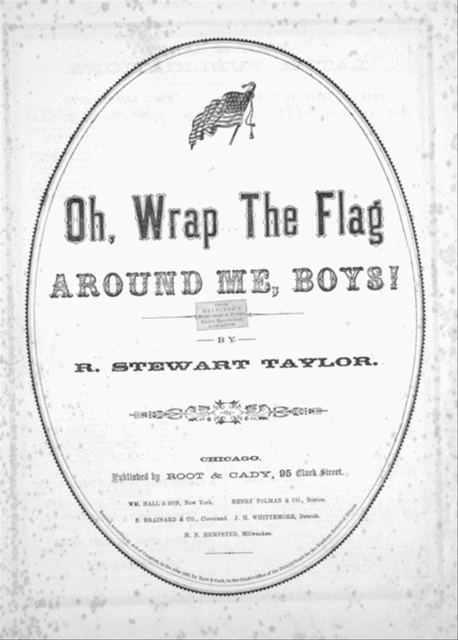 Oh, Wrap the Flag Around Me, Boys Voice scores gallery preview page 1